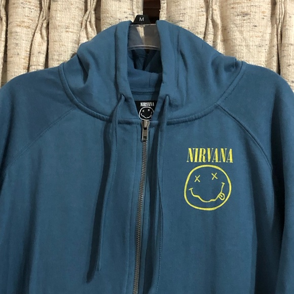 Torrid Nirvana Fleece Full Zip Hoodie Jacket - Picture 2 of 10